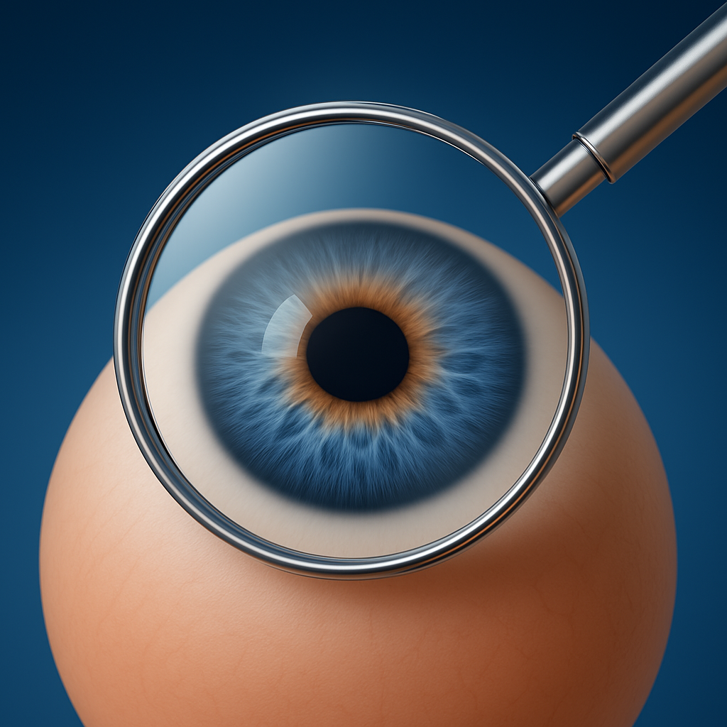 Image of pterygium surgery procedure.