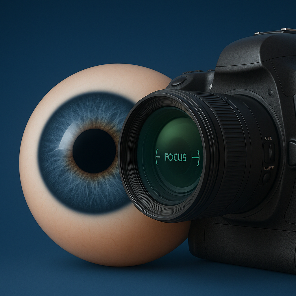 Image of retinal surgery procedure.