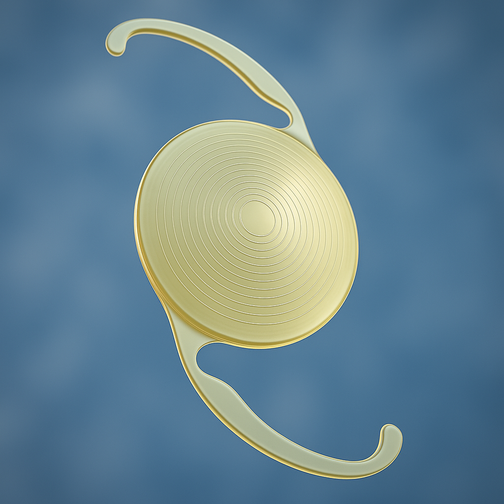 implant pour l'oeil pour une operation de la cataracte