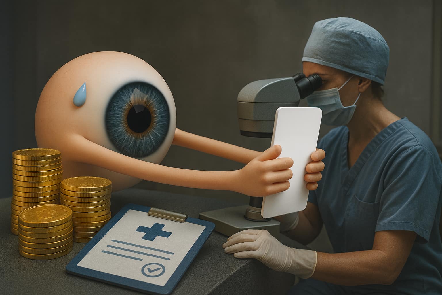 Image of retinal imaging equipment.