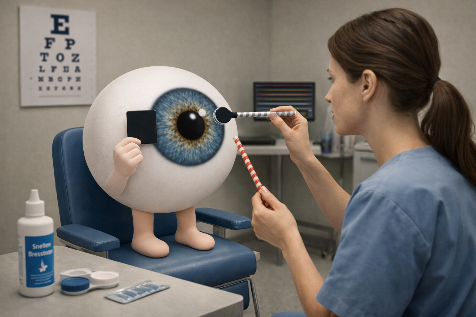 Bilan orthoptique d'un patient