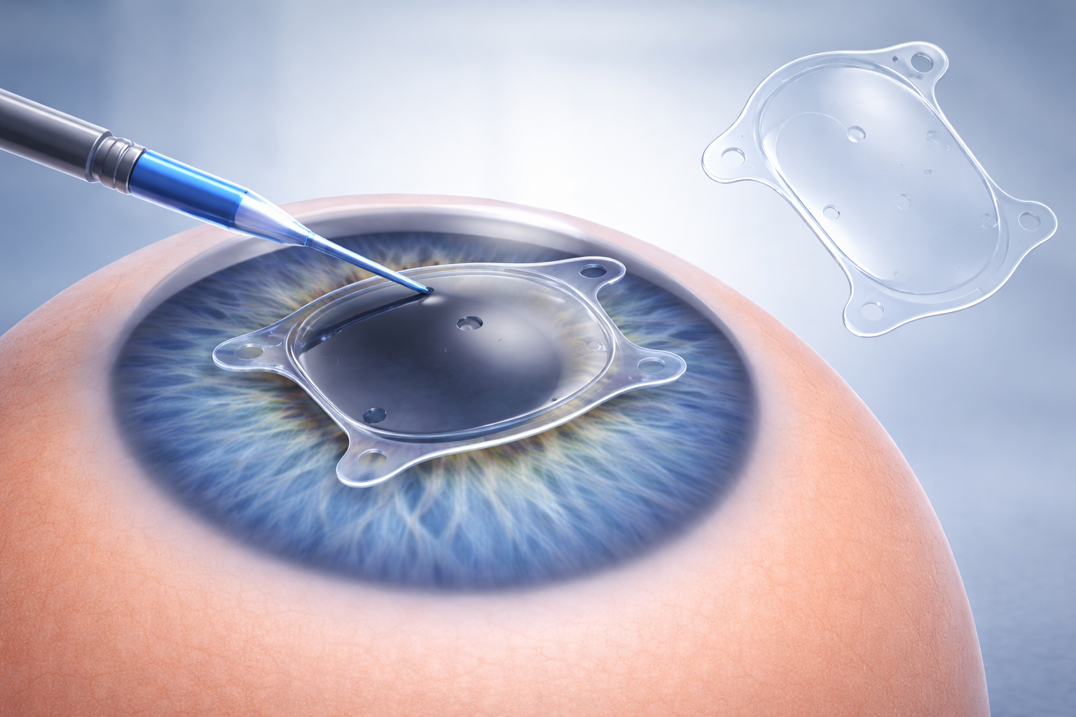 Chirurgie ICL par implants phaques