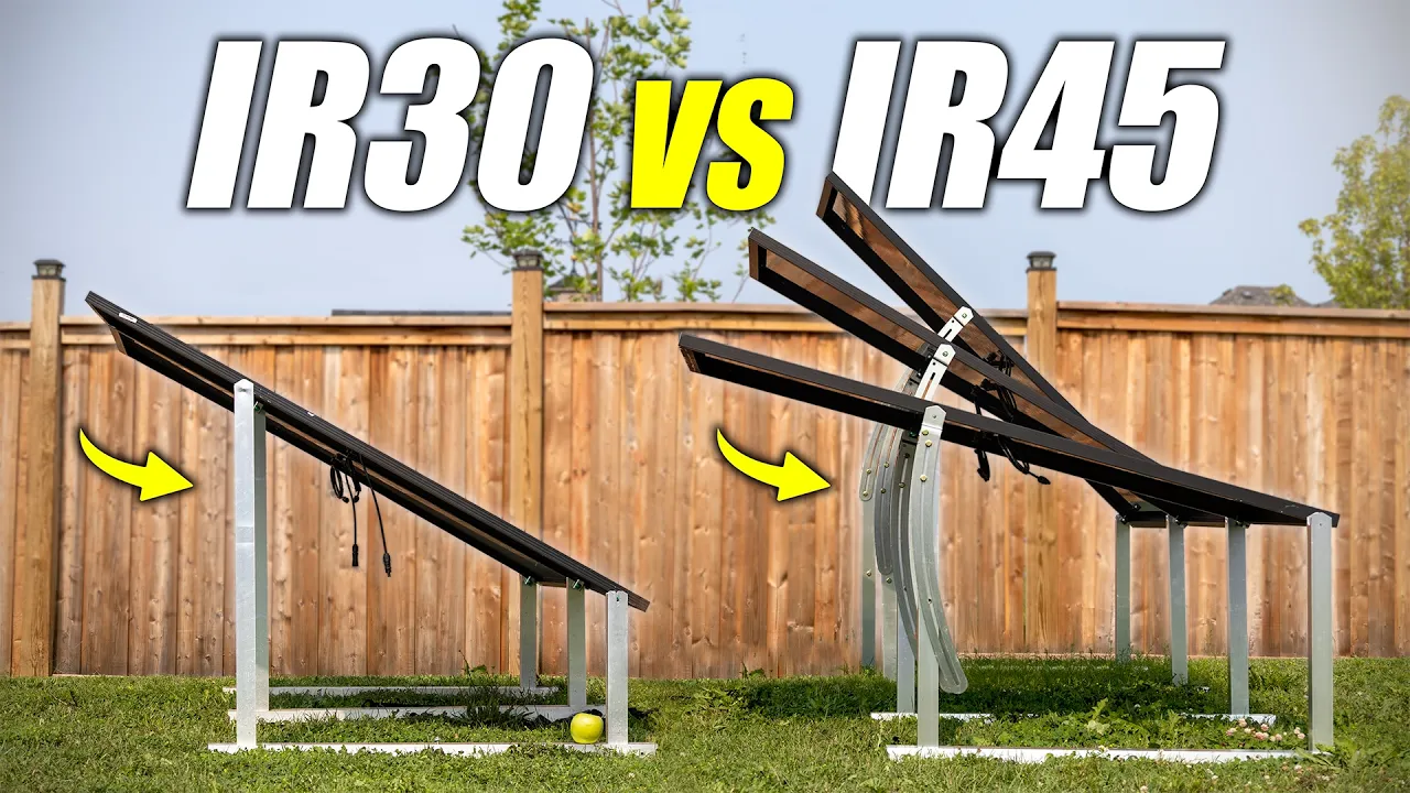 IntegraRack IR-30 vs. IR-45 Comparison: Which Solar Panel Ground Mount ...