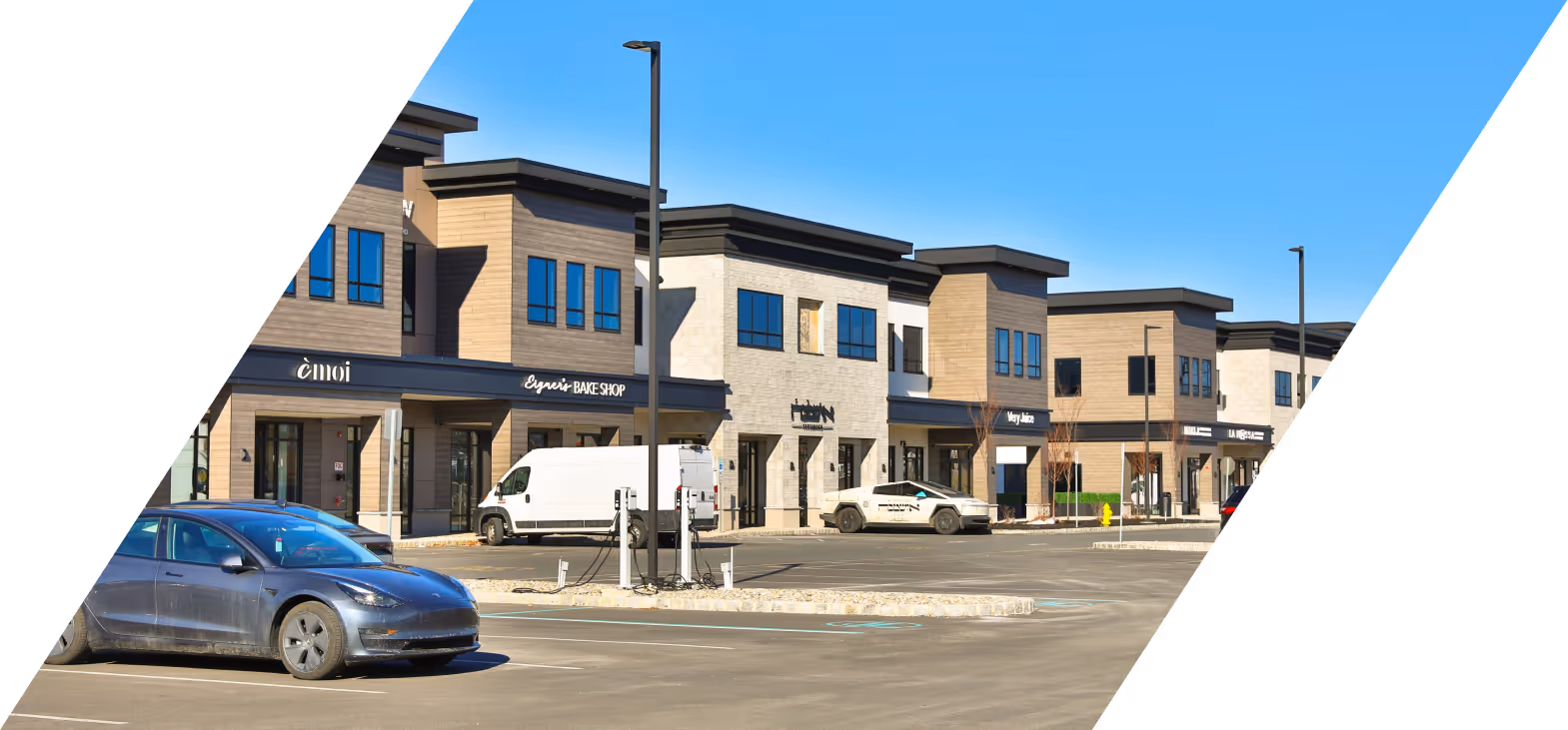 A facade of a building