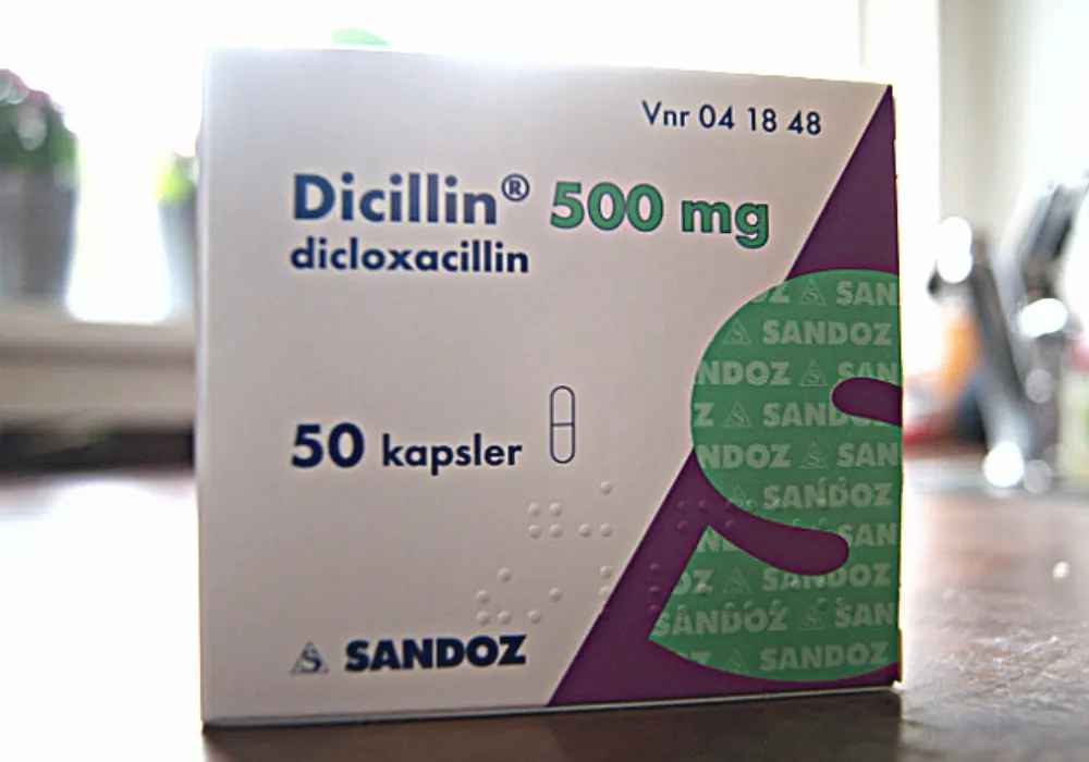 Afturkalling: Dicillin 500mg frá Sandoz