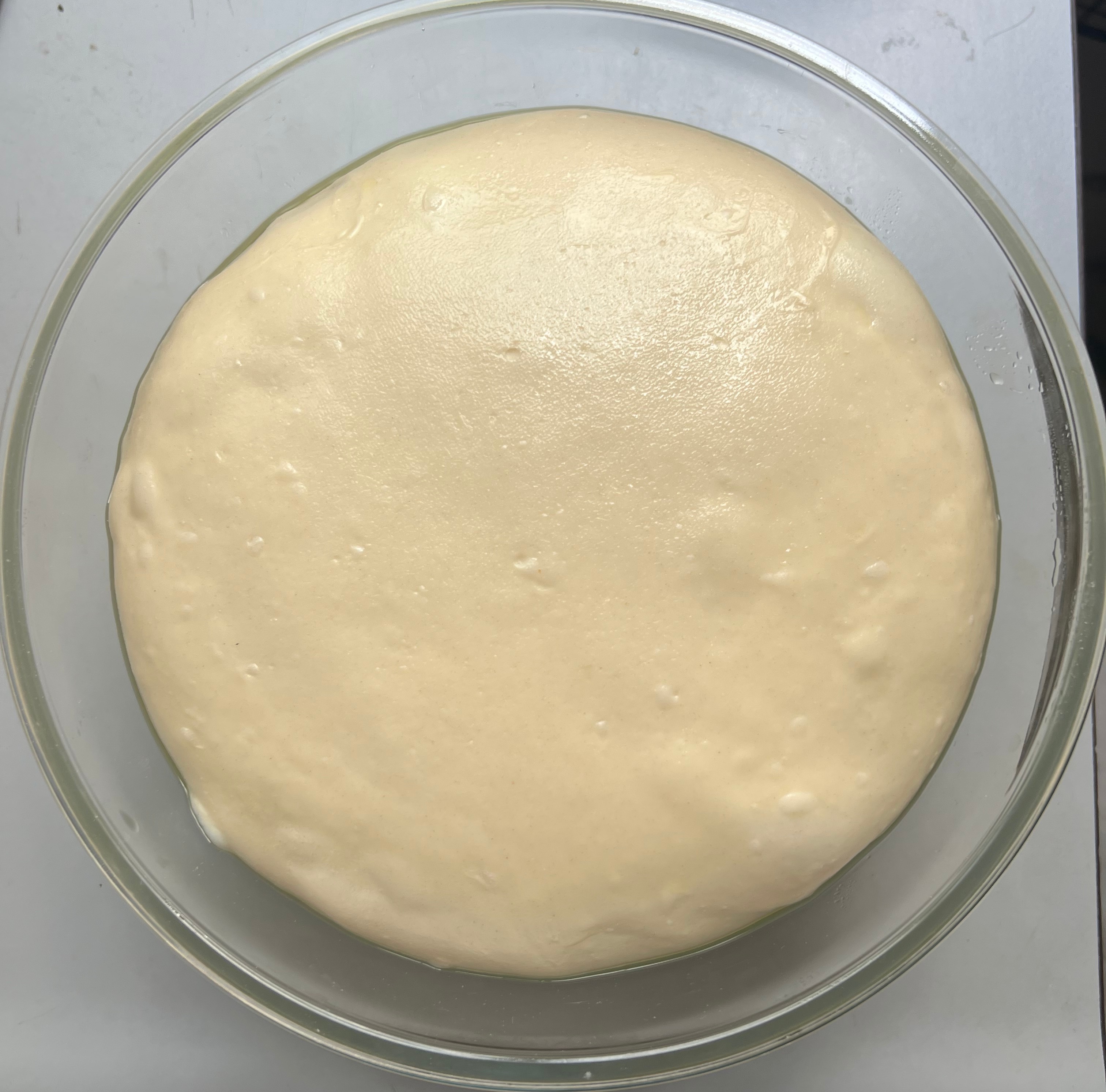 Dough after bulk fermentation