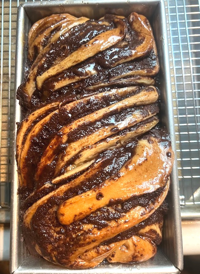 Chocolate babka loaf