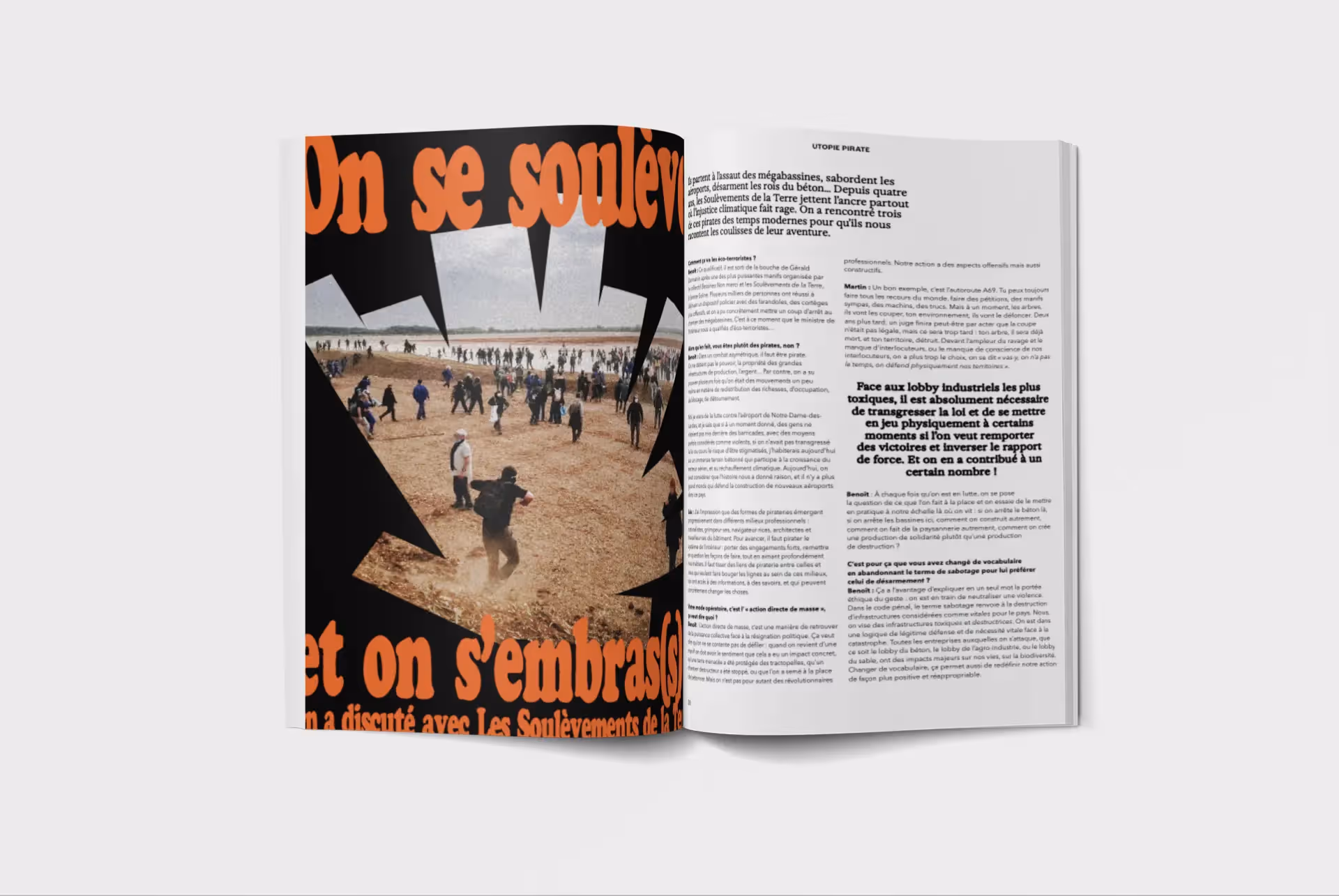 Interview des Soulèvements de la Terre