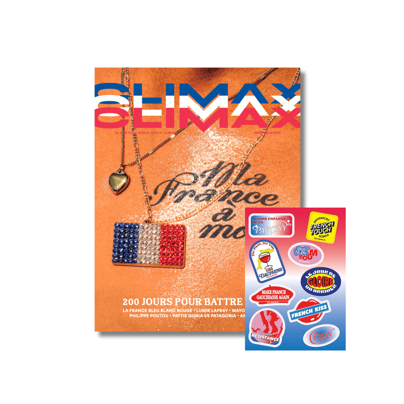 Climax vol. 12 « Ma France à moi » + la planche de stickers
