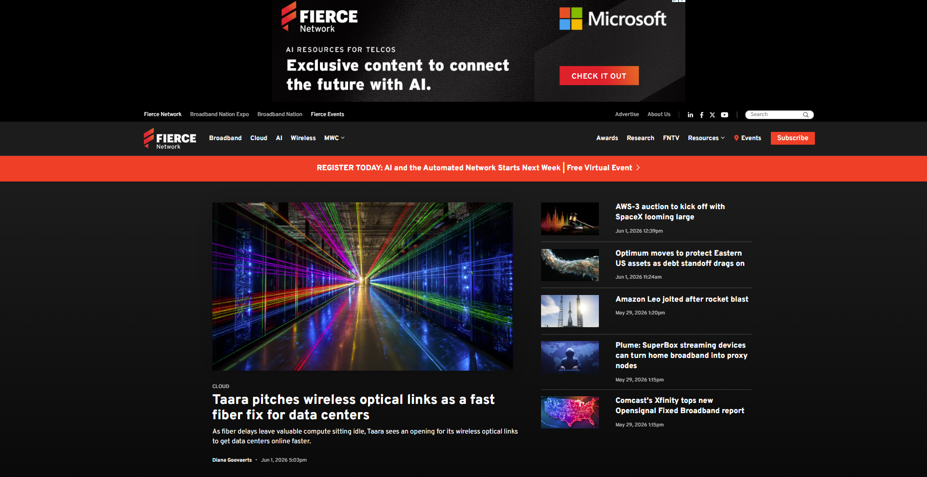 Taara pitches wireless optical links as a fast fiber fix for data centers