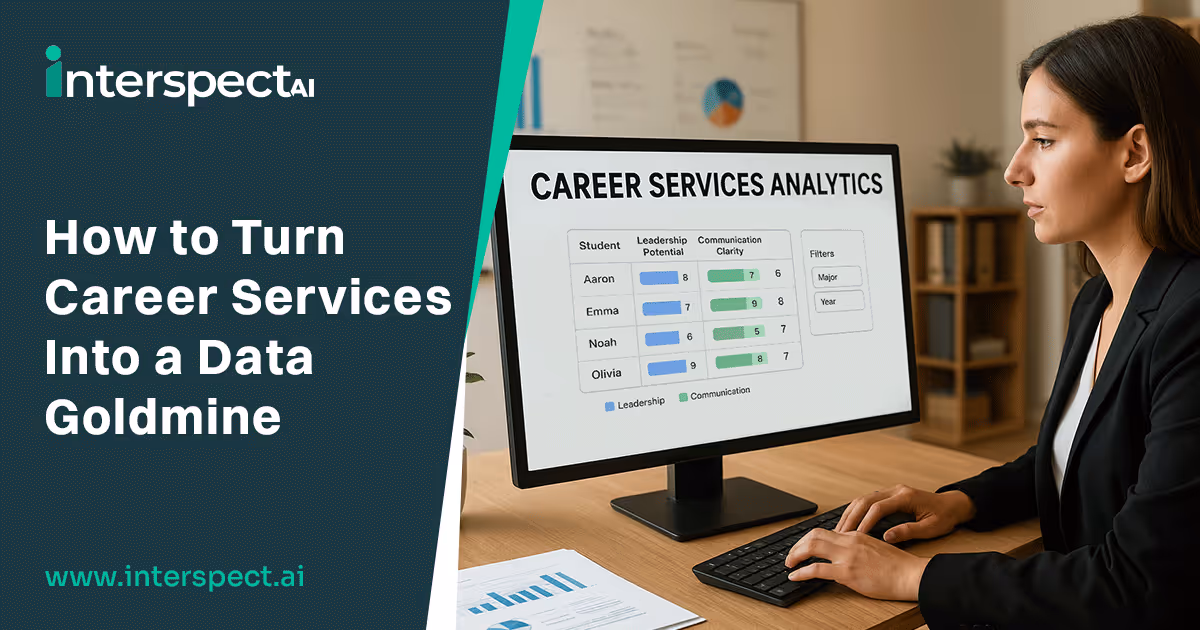 Unlock the power of career services analytics. Learn how to transform student interactions into employability data and strategic insights with InterspectAI.
