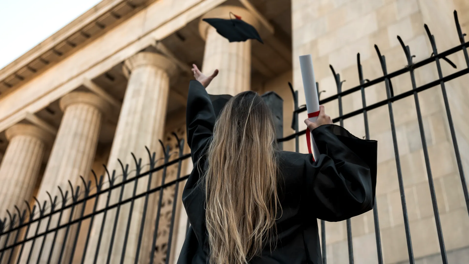 student graduate from law school