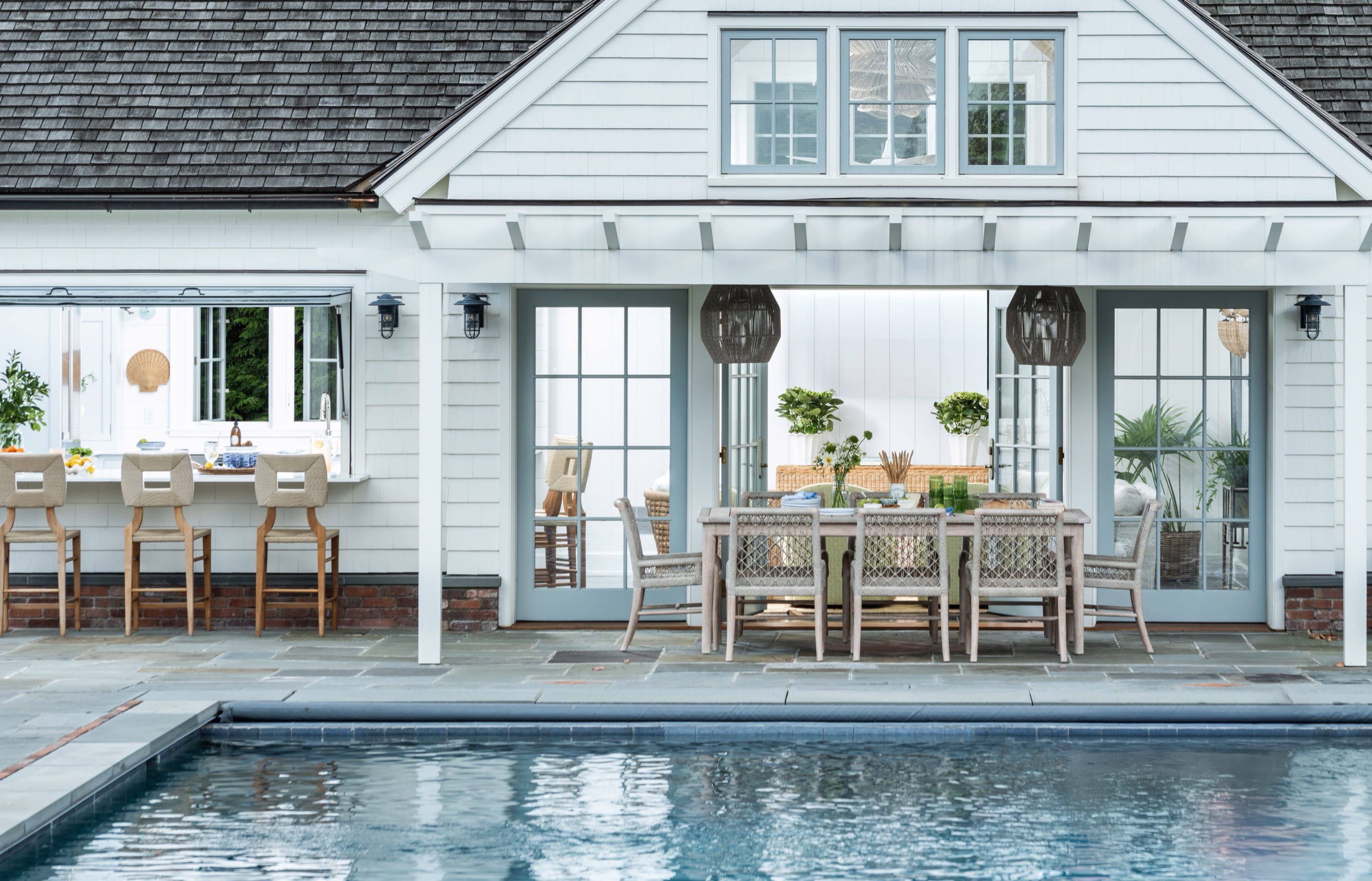 Outdoor pool.