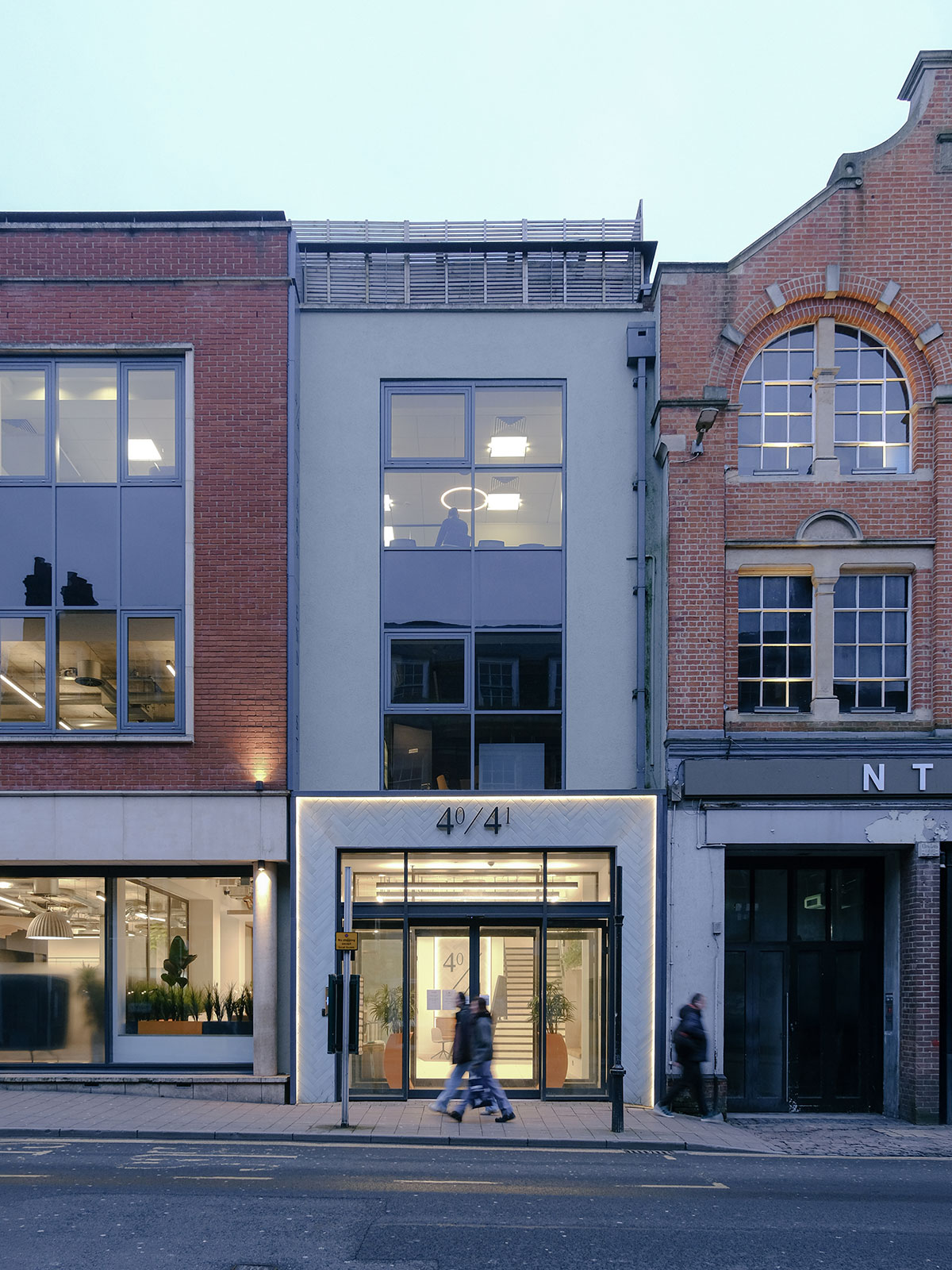 40-41 Park End Street — interior view of the workplace project by Spratley & Partners, Oxford