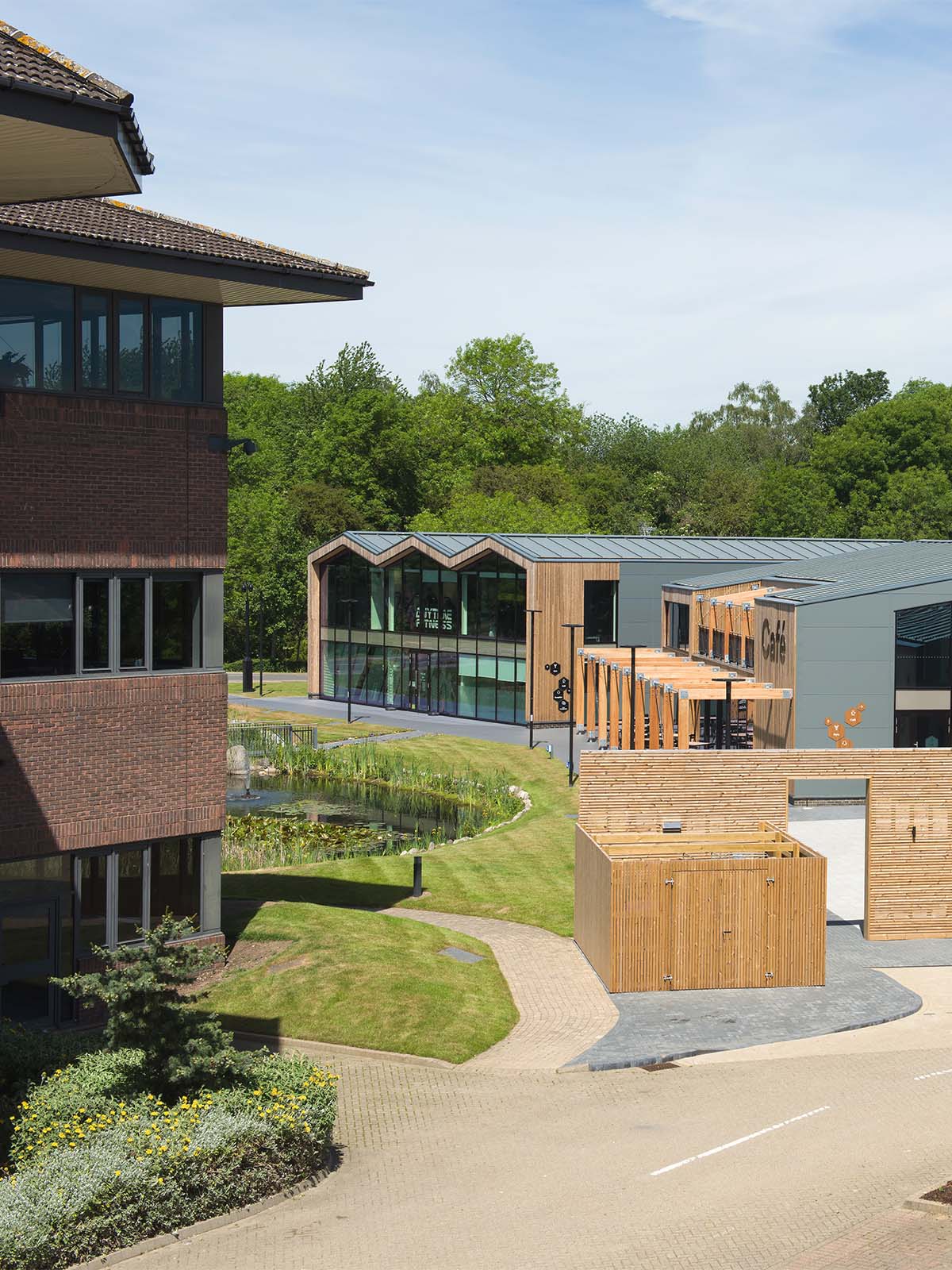 Croxley Business Park — exterior view of the estates & masterplanning project by Spratley & Partners, London, Watford
