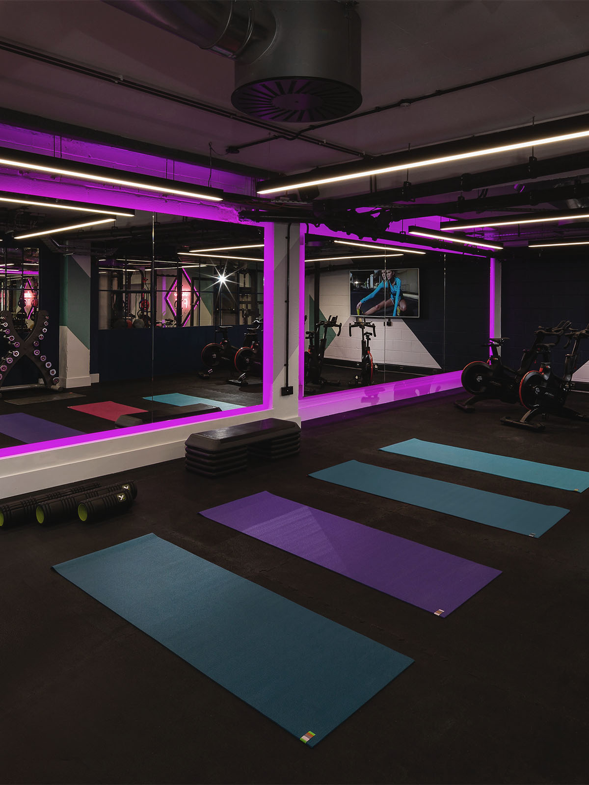 Coda Fit — interior view of the sport & wellbeing project by Spratley & Partners, London, Fulham