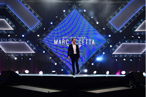 Marc presented on stage slider image keynotes