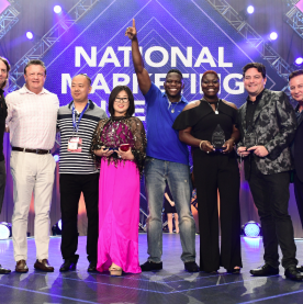 Marc at an award ceremony