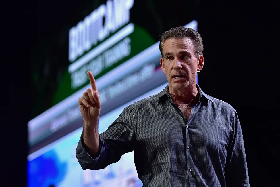 Marc giving a motivational speech