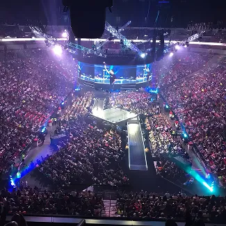 Arena full of people