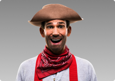 MARC DISGUISED AS A PIRATE