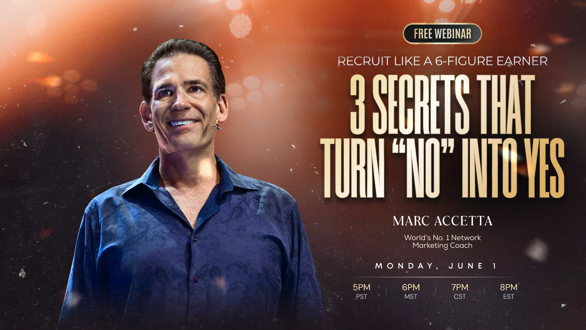 Marc Accetta Free Webinar June