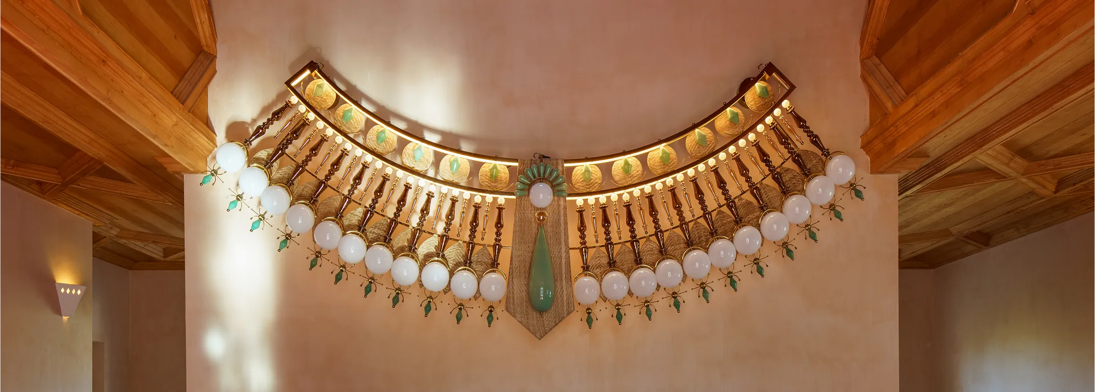 Detalhe de decoração de interiores em um hotel boutique de 5 estrelas em Melides, Costa Alentejana, Portugal