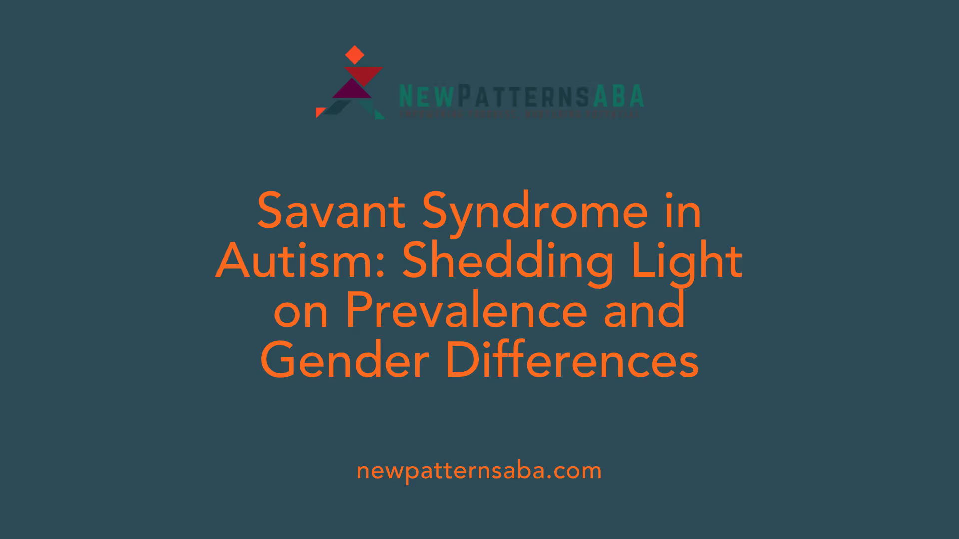 Savant Syndrome in Autism: Shedding Light on Prevalence and Gender Differences