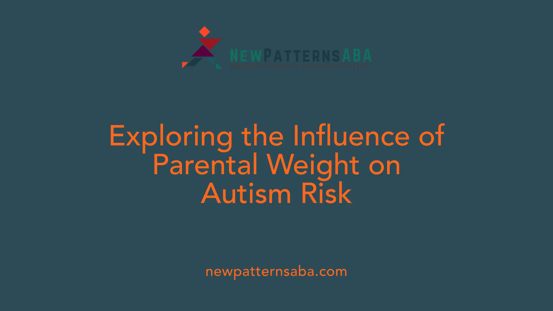 Exploring the Influence of Parental Weight on Autism Risk