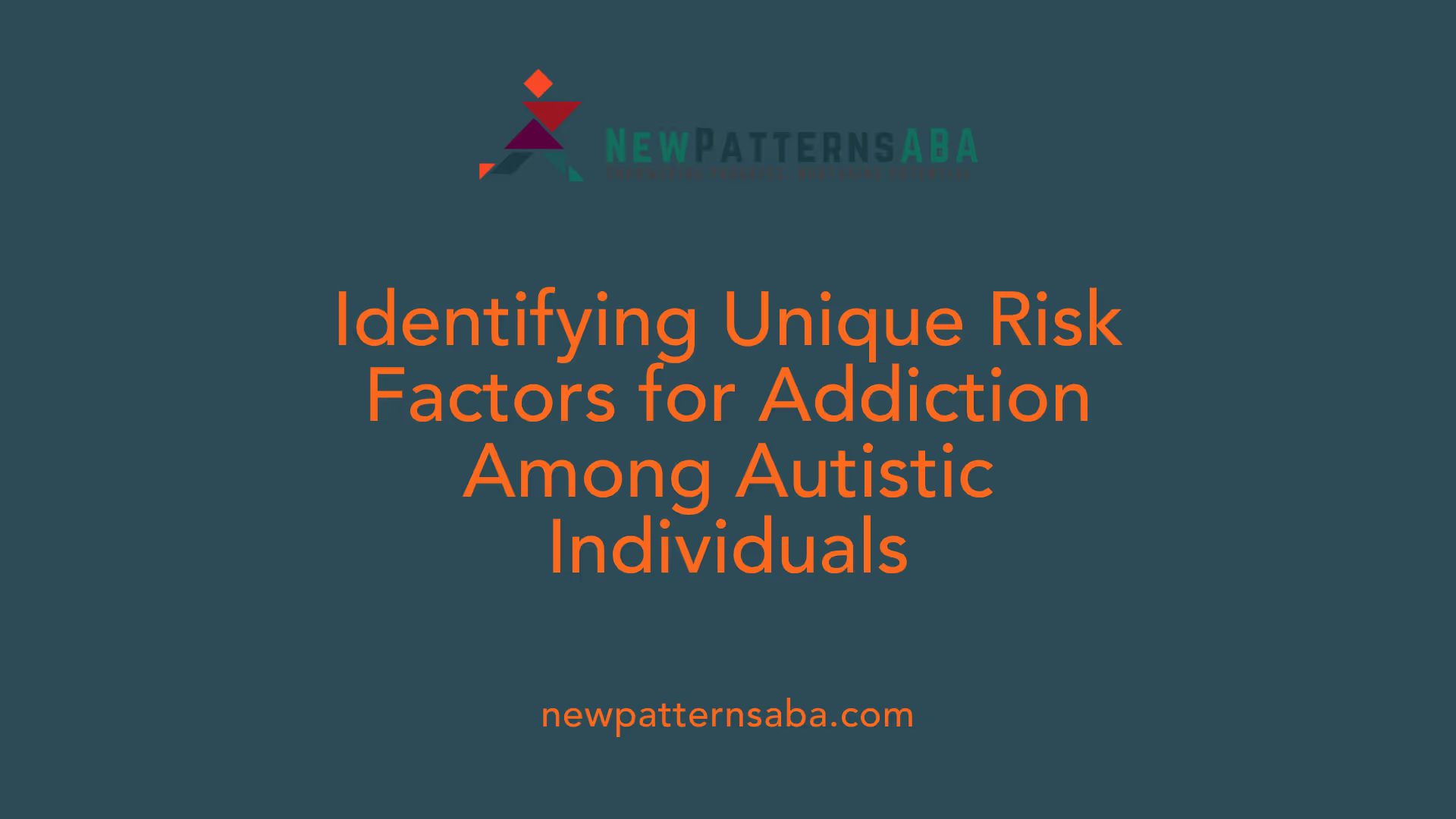 Identifying Unique Risk Factors for Addiction Among Autistic Individuals
