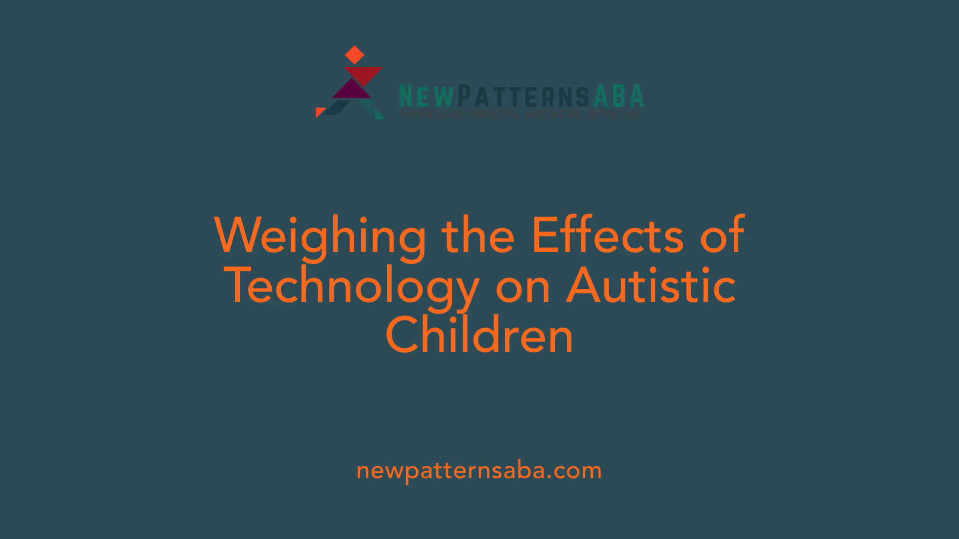 Weighing the Effects of Technology on Autistic Children