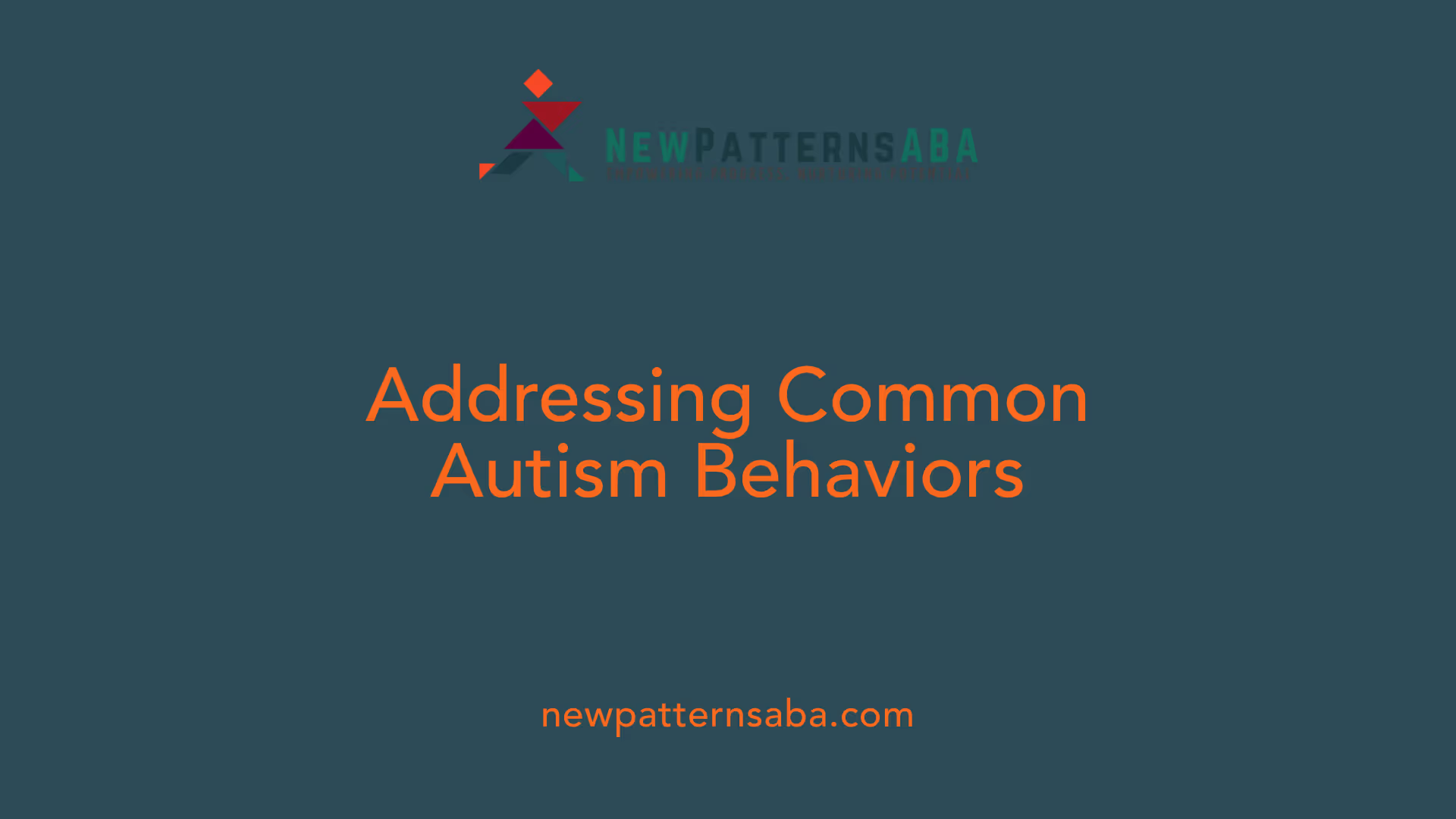 Addressing Common Autism Behaviors