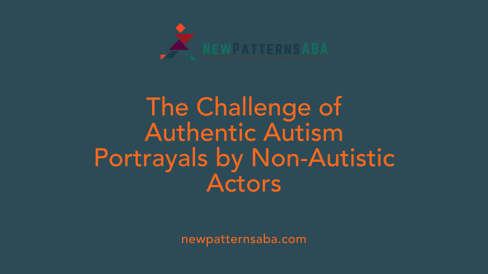 The Challenge of Authentic Autism Portrayals by Non-Autistic Actors