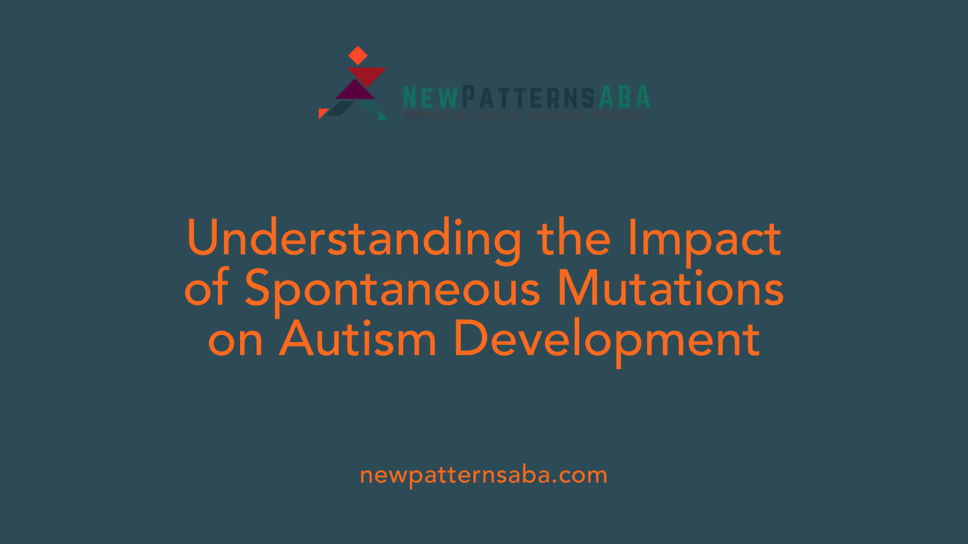 Understanding the Impact of Spontaneous Mutations on Autism Development