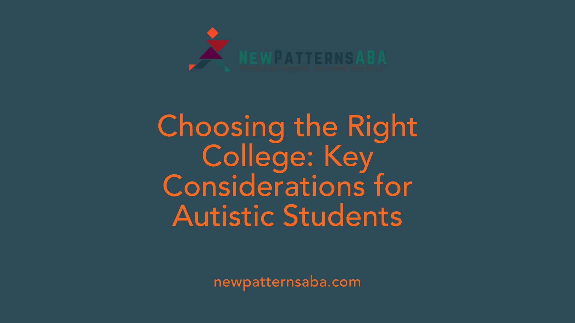 Choosing the Right College: Key Considerations for Autistic Students