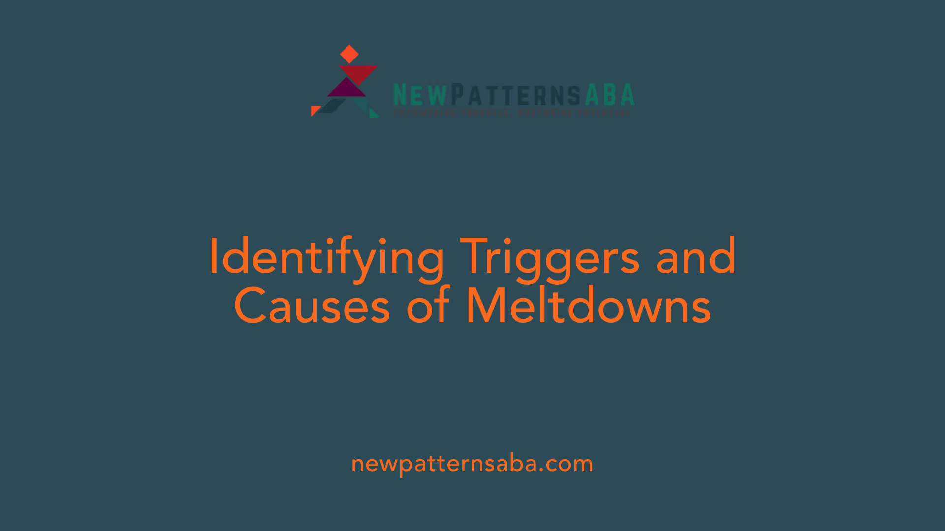 Identifying Triggers and Causes of Meltdowns