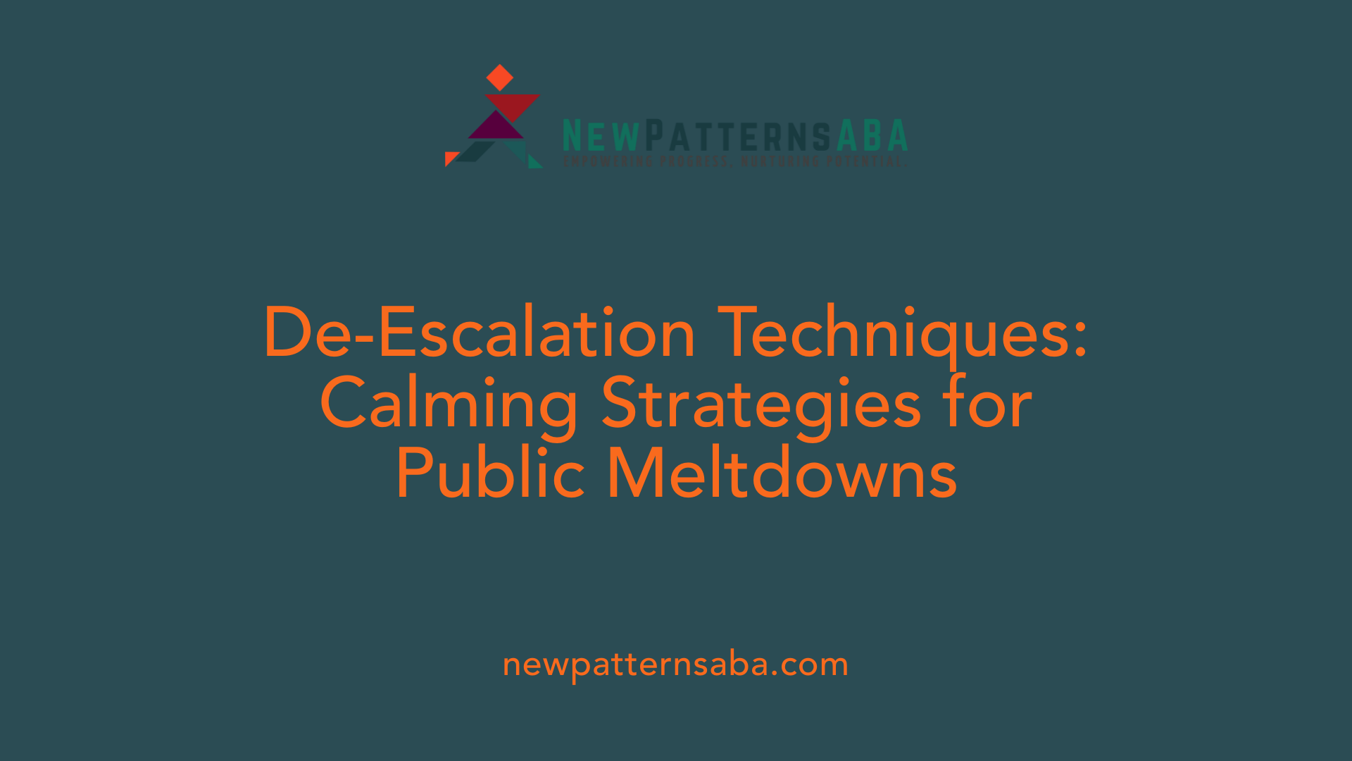 De-Escalation Techniques: Calming Strategies for Public Meltdowns
