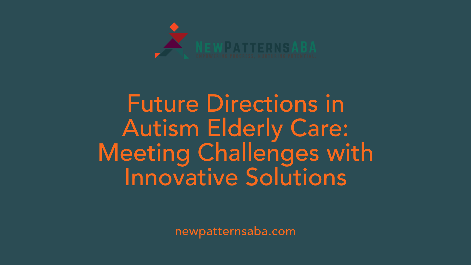 Future Directions in Autism Elderly Care: Meeting Challenges with Innovative Solutions