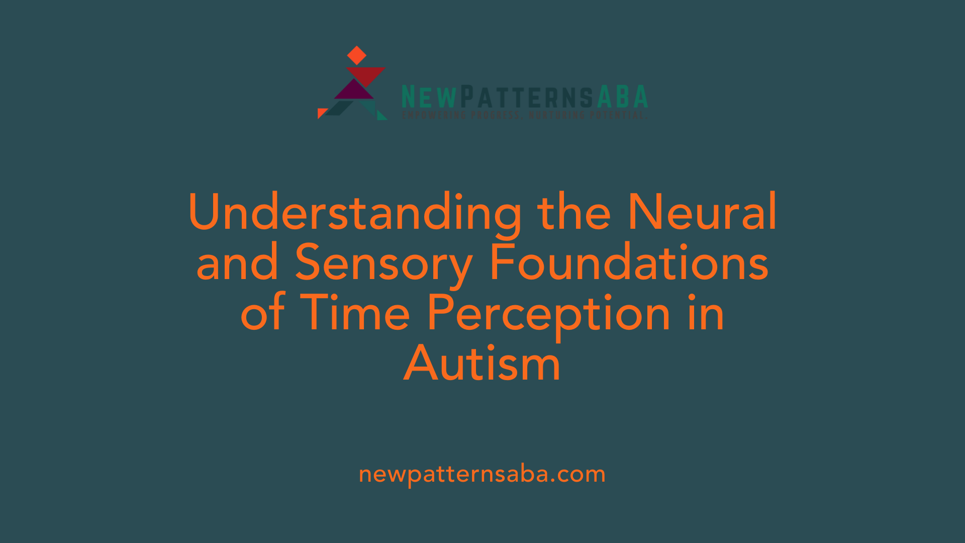 Understanding the Neural and Sensory Foundations of Time Perception in Autism