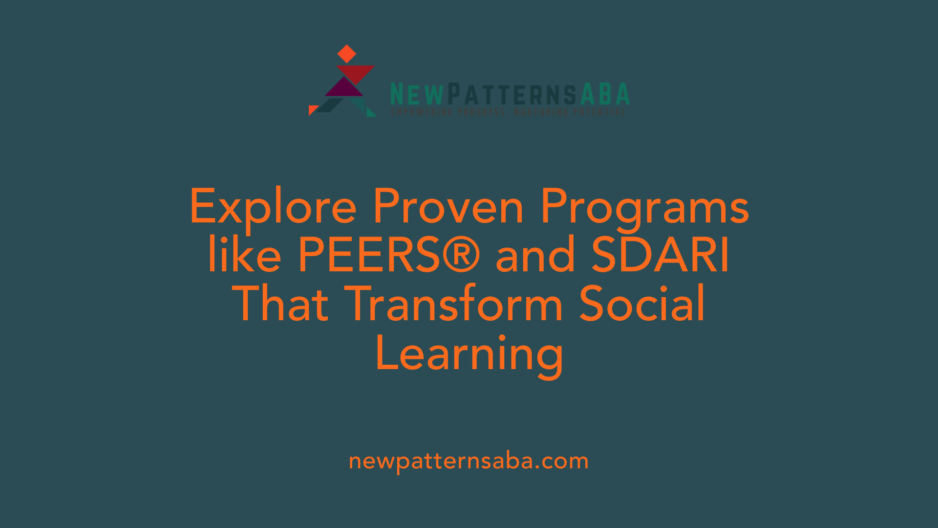 Explore Proven Programs like PEERS® and SDARI That Transform Social Learning