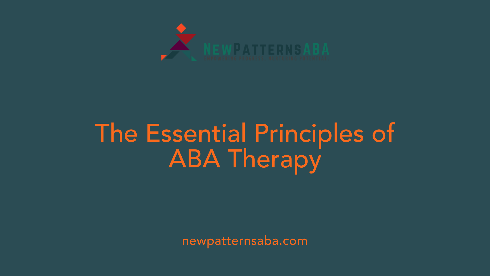 The Essential Principles of ABA Therapy