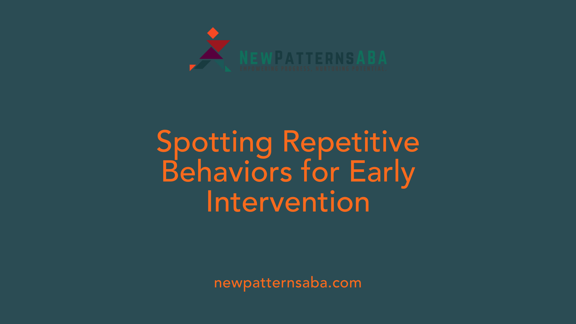 Spotting Repetitive Behaviors for Early Intervention
