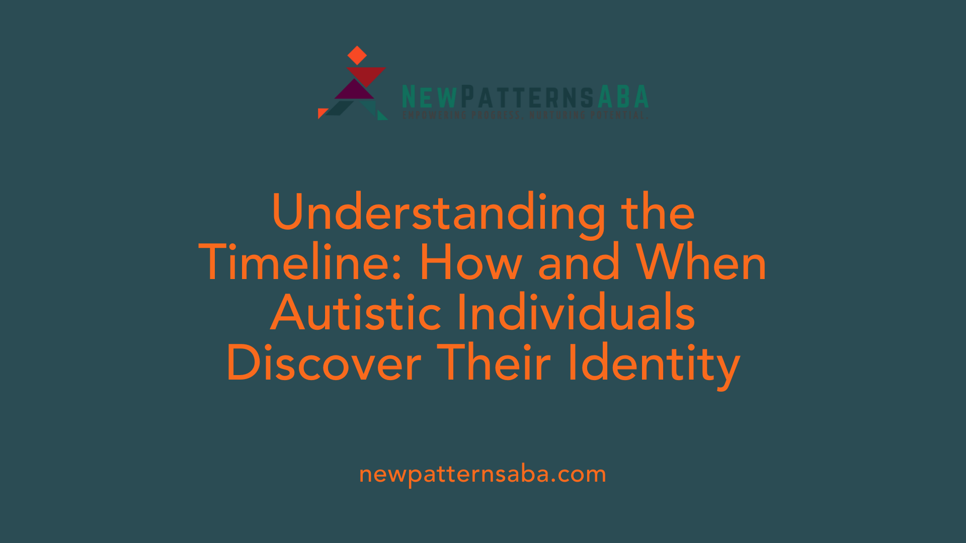 Understanding the Timeline: How and When Autistic Individuals Discover Their Identity