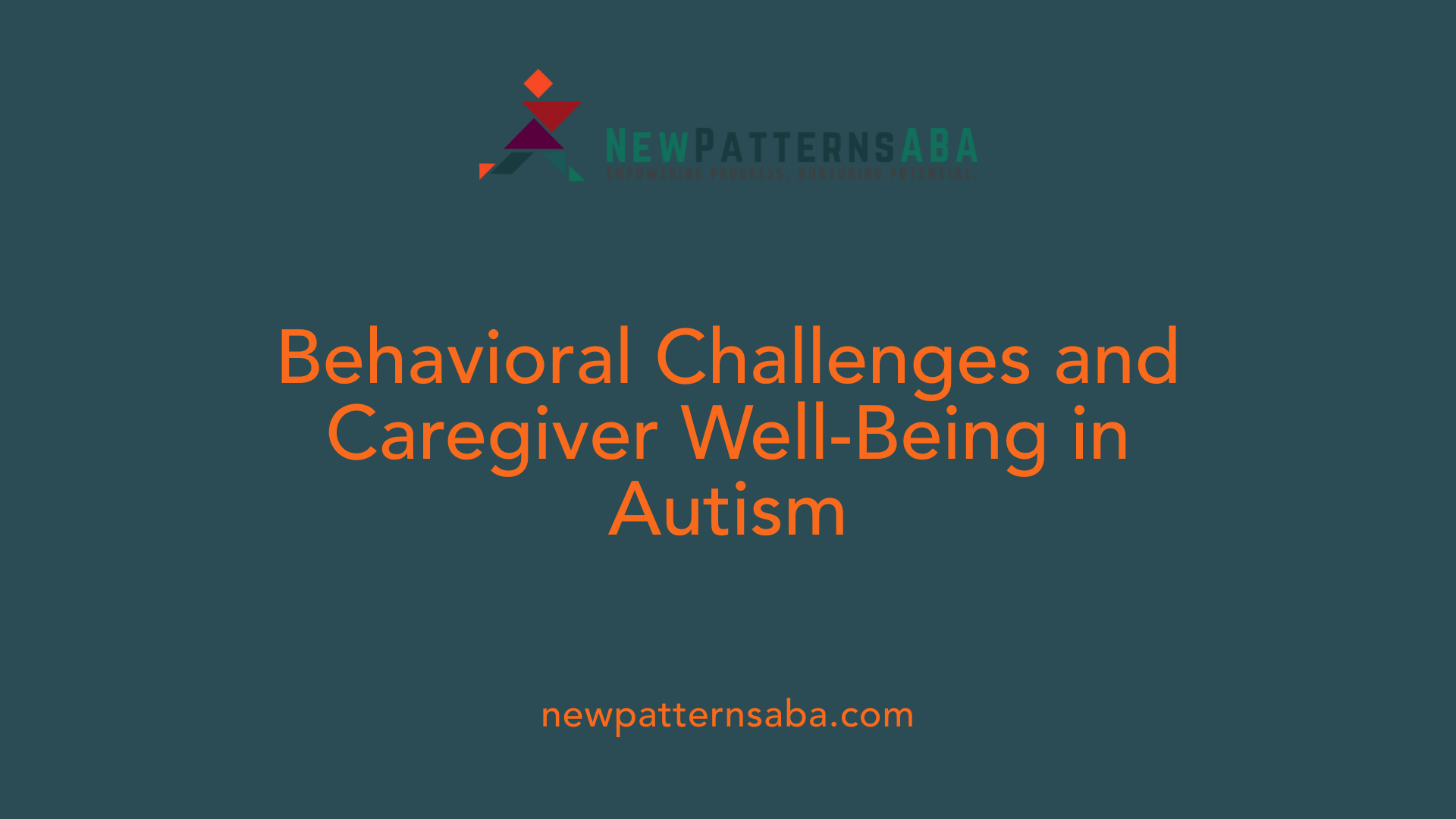 Behavioral Challenges and Caregiver Well-Being in Autism