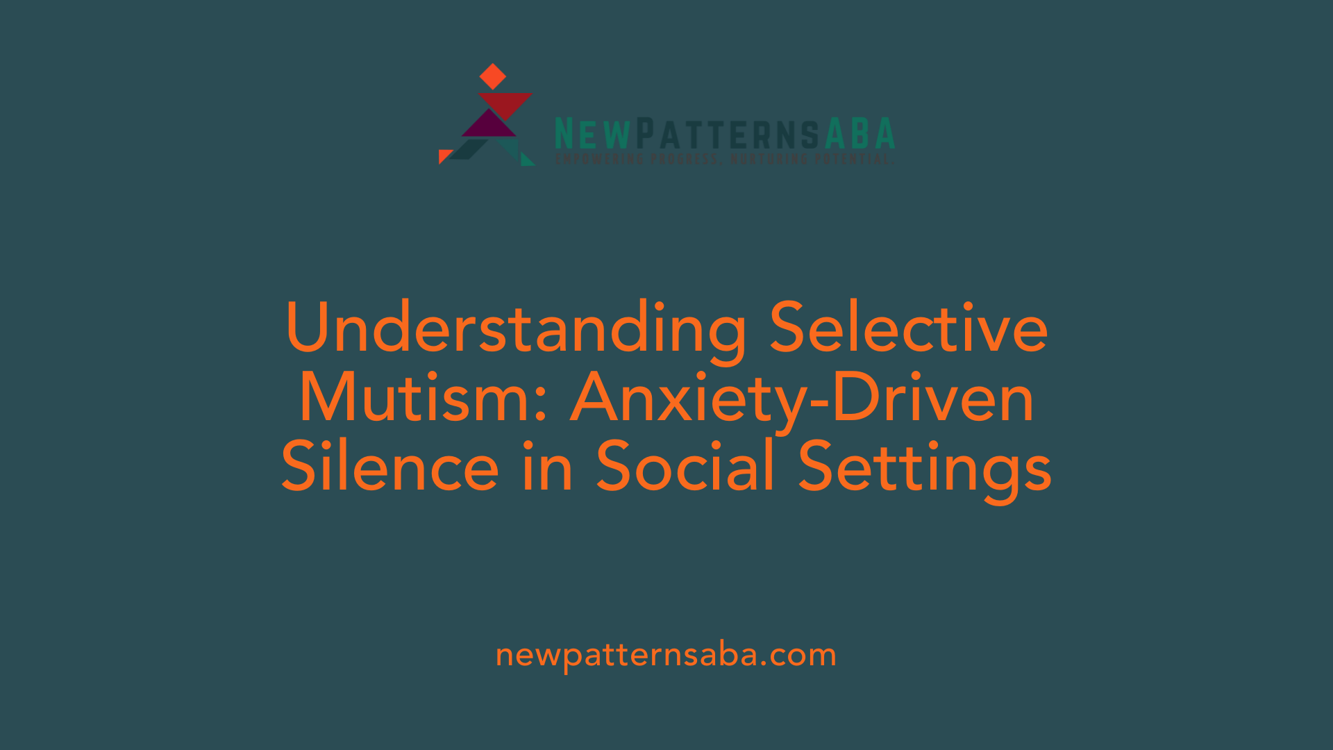 Understanding Selective Mutism: Anxiety-Driven Silence in Social Settings