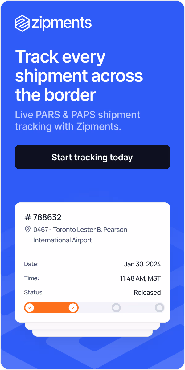 Track every shipment across the border