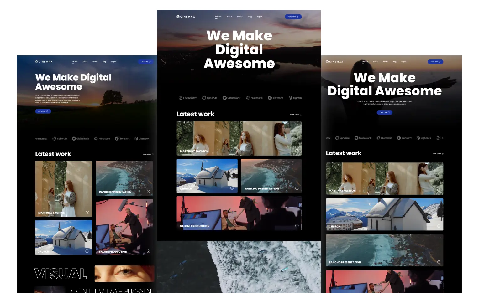 Screen Landing Pages
