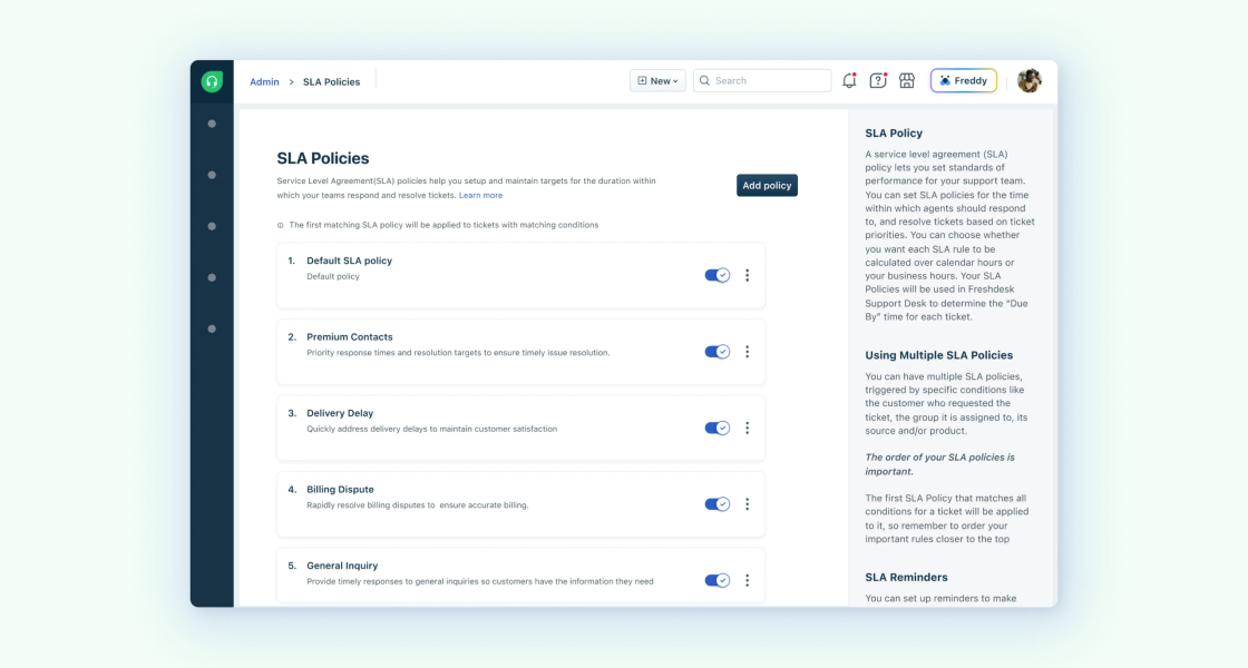 Transform your support with smart SLA configuration in Freshdesk