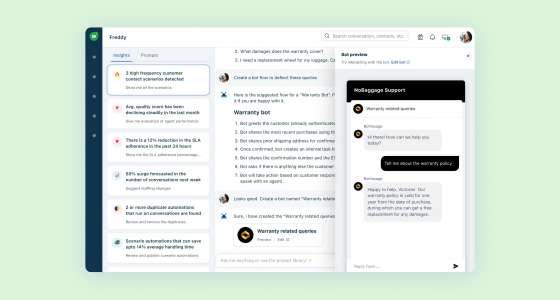 Next-generation support: how AI chatbots in Freshdesk are transforming self-service