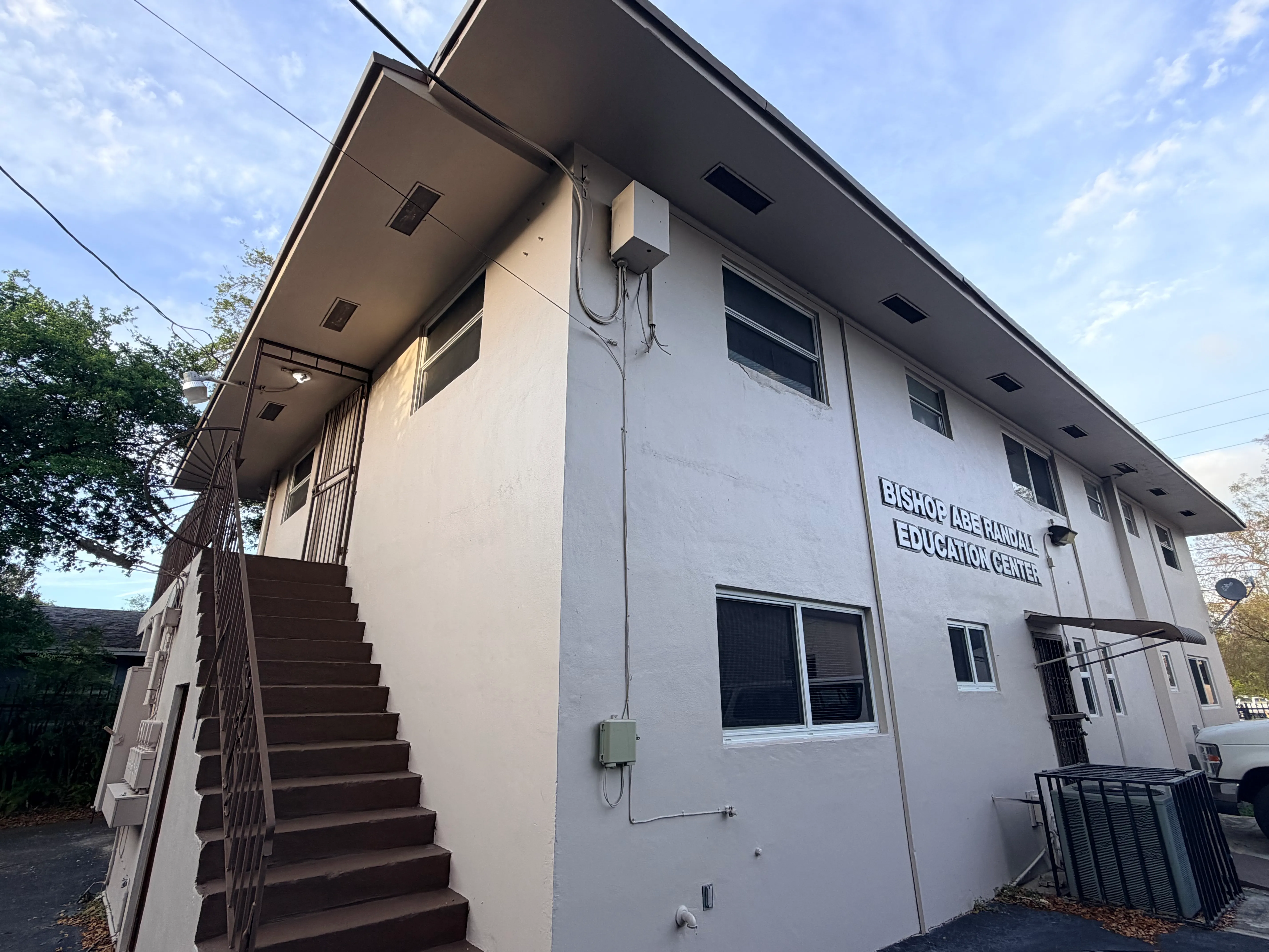 Building exterior at the Bishop Abe Randall Education Center in Miami